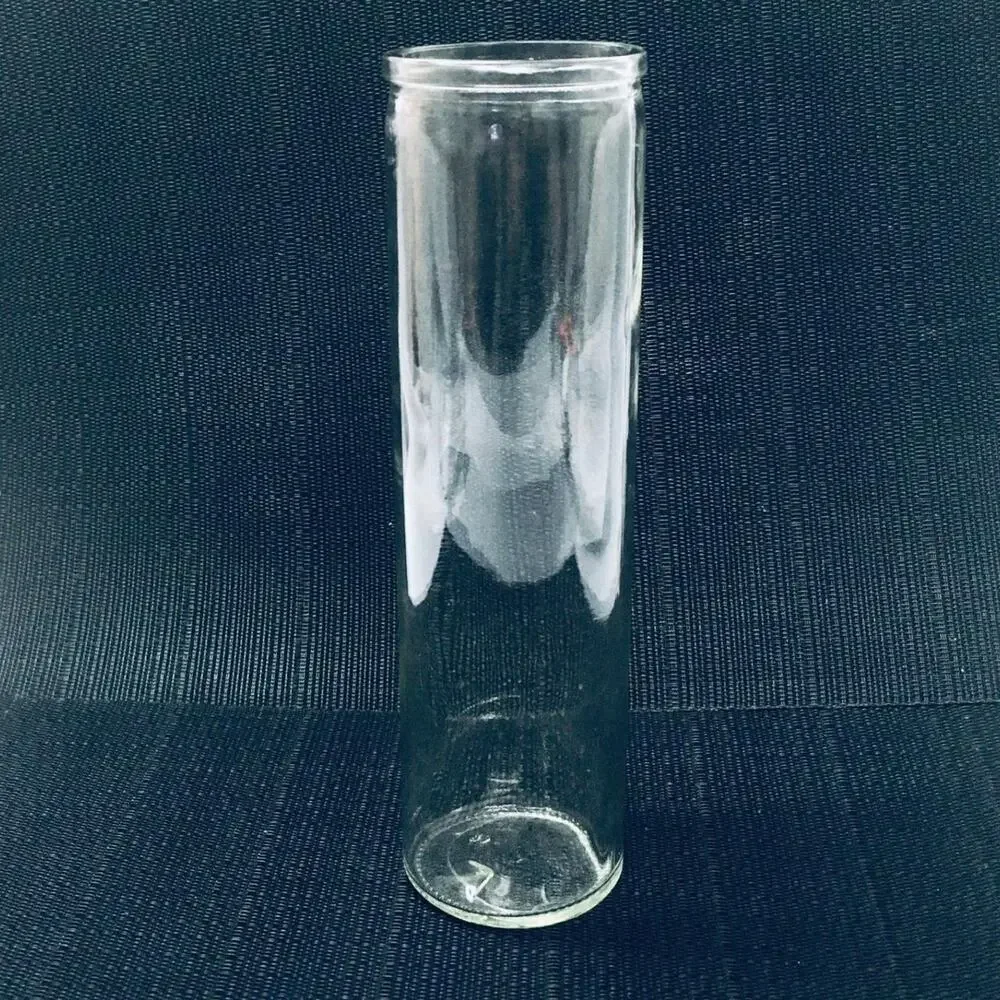 Small Clear Glass Cylinder Vase